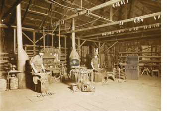 rasmussen blacksmith shop photo