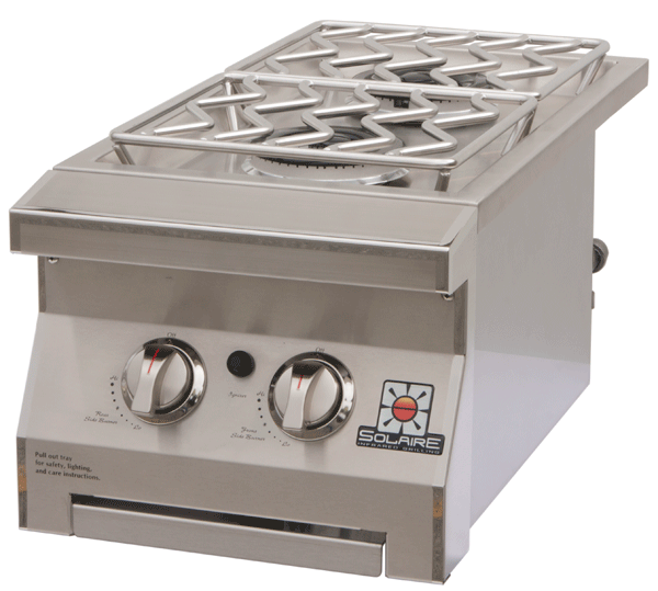 Solaire Gas Grills Dual Side Burner
